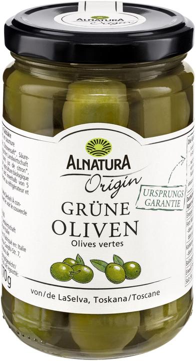 Produktbild Alnatura Bio Grüne Oliven (310 g)