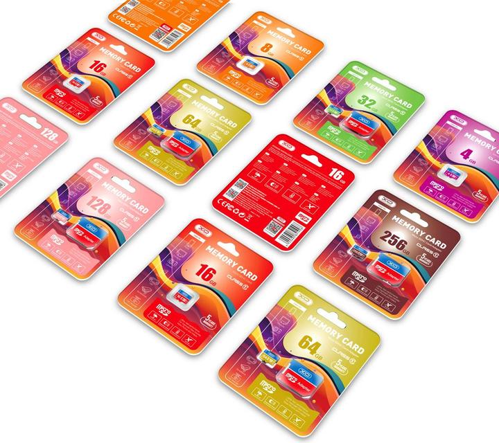 Actual product image xO memory card 128GB microSDHC cl. 10 + adapter (128 GB, microSDHC, UHS-I)