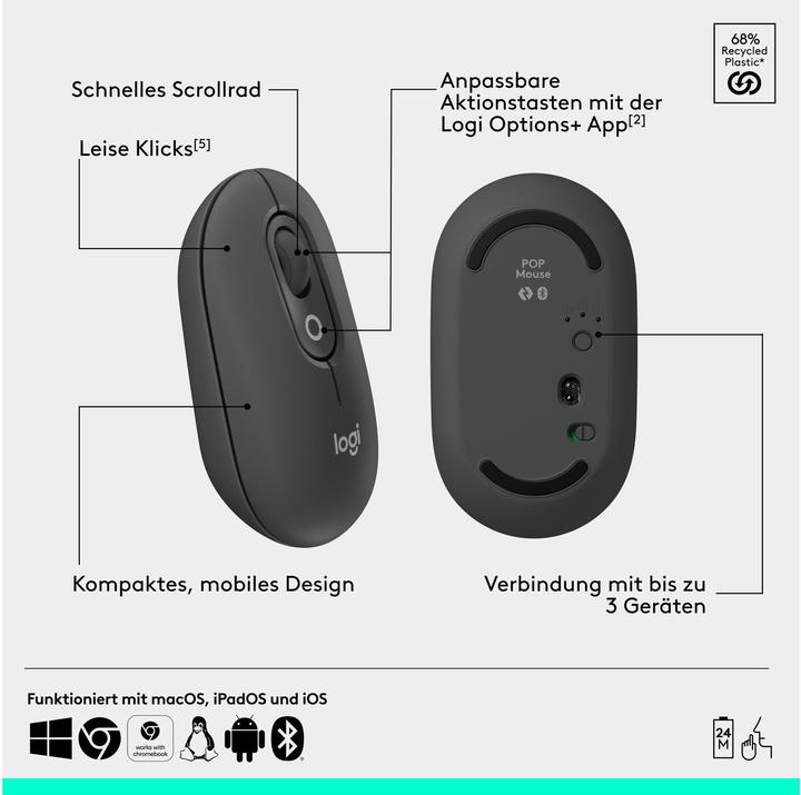 Produktbild Logitech POP Icon Combo (CH, Kabellos)