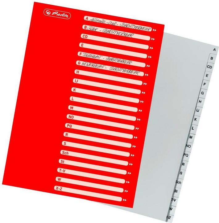 Image du produit Herlitz Alphabetischer Registerindex