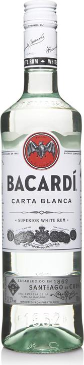 Immagine prodotto Bacardi Carta Blanca Superior Rum Bianco (1 x 5 cl)