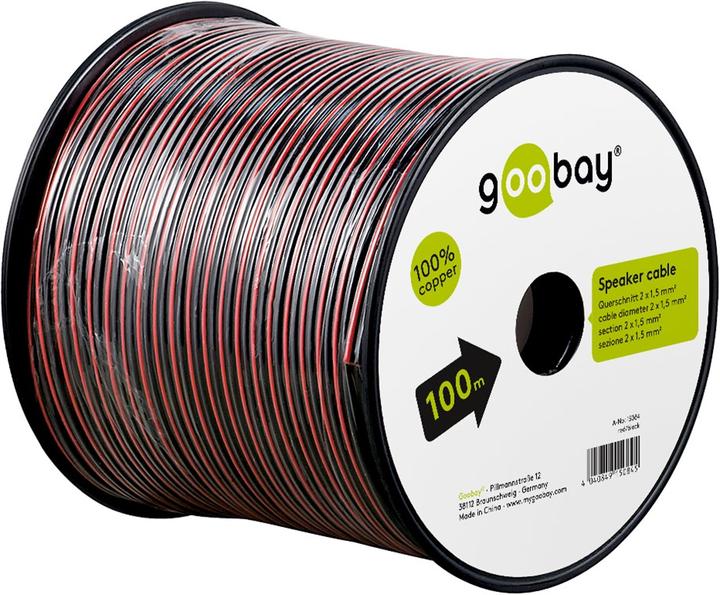 Immagine prodotto Goobay 15084 (100 m, 1.50 mm².)