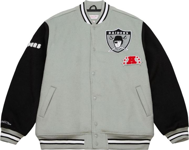 Mitchell & Ness M&N Legacy Varsity Wool Jacke - NFL Oakland Raiders - XXL (XXL)