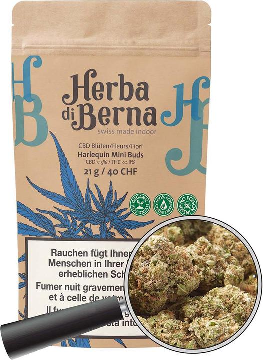 Actual product image Herba di Berna Harlequin Minibuds (21 g, Indoor)