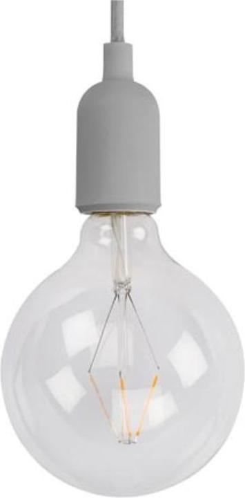 Immagine prodotto Vellight Lampada a sospensione di design con cavo tessile - Grigio (E27)