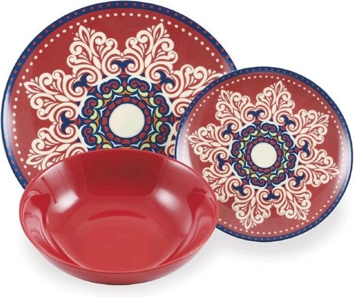 Image du produit Villa D'Este Home Tivoli Shiraz Set de vaisselle 18pcs, Porcelaine et grès (18 pièce(s))