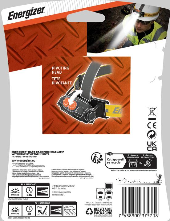 Image du produit Energizer Hardcase Professional (326 lm)