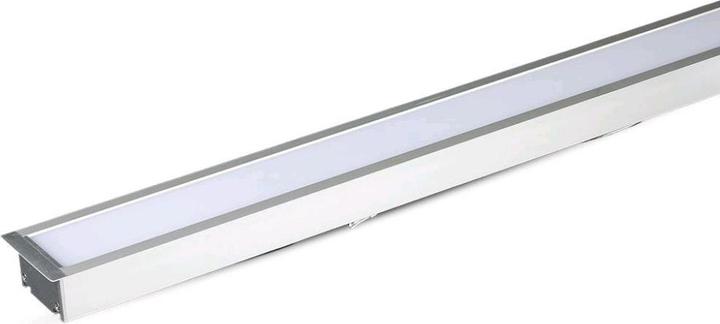 Image du produit V-TAC VT741 Eclairage linéaire LED SAMSUNG Chip 40W en creux Boîtier argent 4000K 1211x70x35mm (3800 lm)