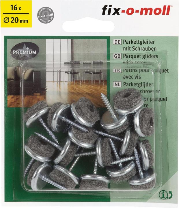 Image du produit Fix-o-moll parquets glisseurs (Parquets glisseurs, 16 pièce(s))