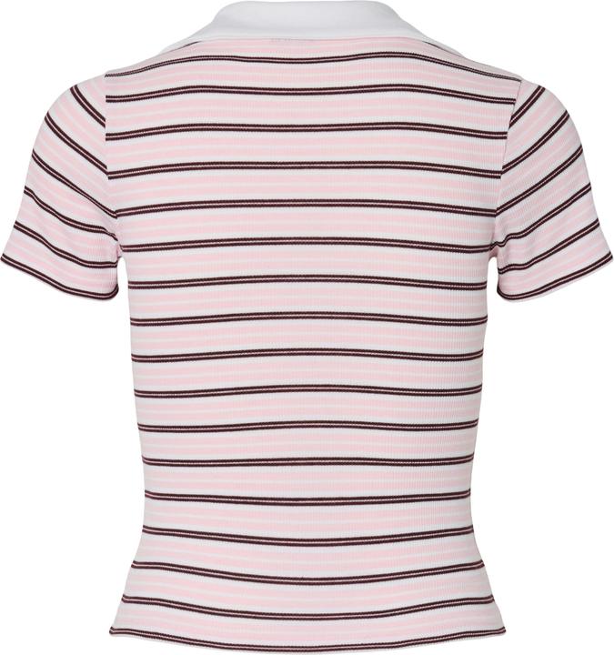 Actual product image Pieces Pcjayjay Ss V-Neck Polo Top Jrs D2d Fsy (XL)