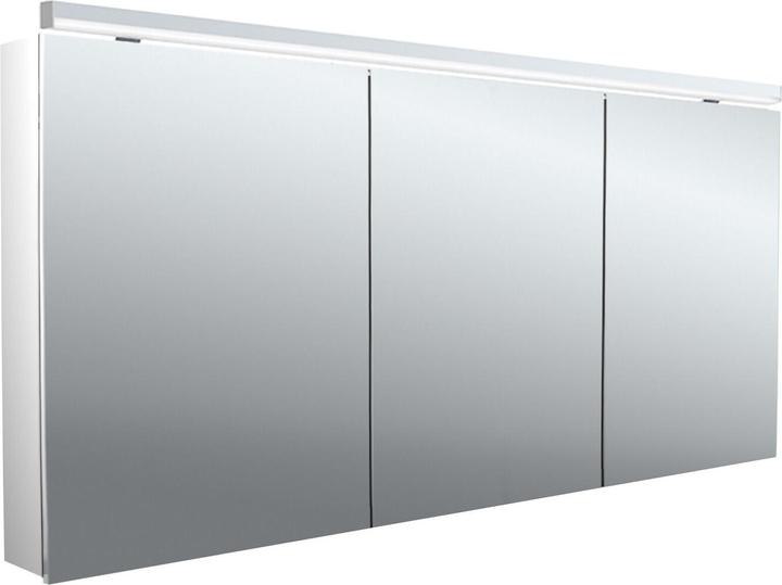 Produktbild Emco flat 2 Classic LED Lichtspiegelschrank mit Aufsatzleuchte, 3 Türen, 1600x711x113mm, 979706507