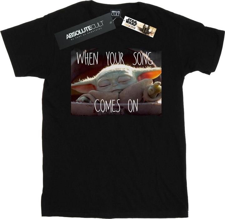 Star Wars The Mandalorian The Child Song Meme TShirt Jungen (140, 146)