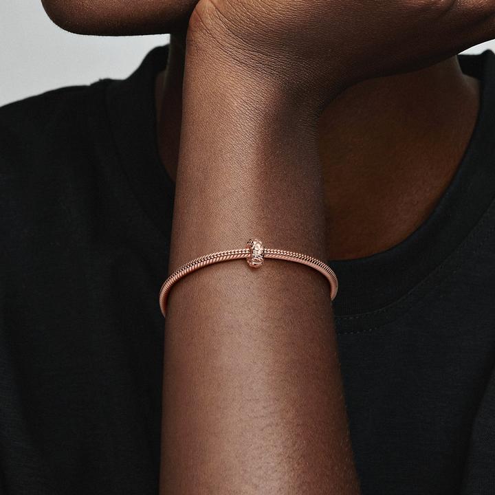 Image du produit Pandora Charm clip clouté (Métal doré à l'or rose)