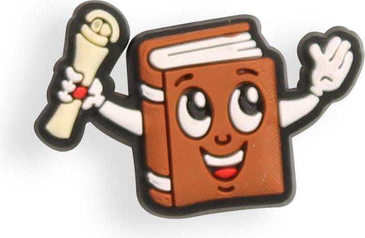 Immagine prodotto PhoneLook Adesivi 3D di tendenza per cover in silicone con fori Happy Brown Book
