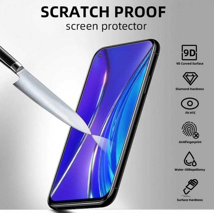 Actual product image Screenguard Oppo A52 / A72 Full Screen Protective Glass Film 2.5D 9H (1 Piece, Oppo A52)