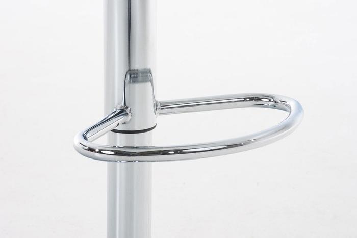 Actual product image CLP Set of 2 bar stools Hoover plastic chrome, black