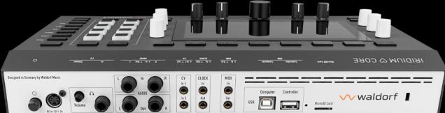 Actual product image Waldorf Iridium Core synthesiser