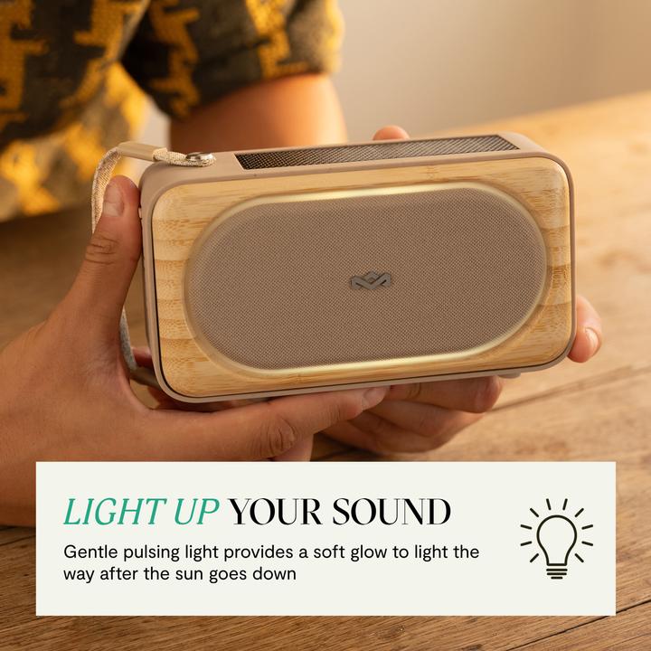 Actual product image House of Marley Roots Solar Bluetooth Speaker (14 h, Solar panel)