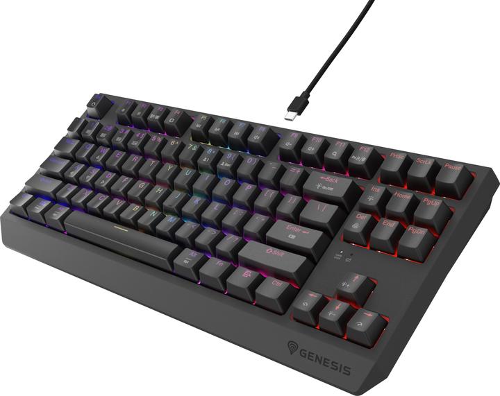 Actual product image Genesis Klawiatura Thor 230 TKL Wireless Outemu Panda (NKG-2107) (US, Wireless, Cable)