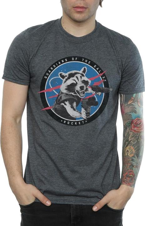 Immagine prodotto Guardians Of The Galaxy Rocket Emblem Maglietta Uomo (XL)