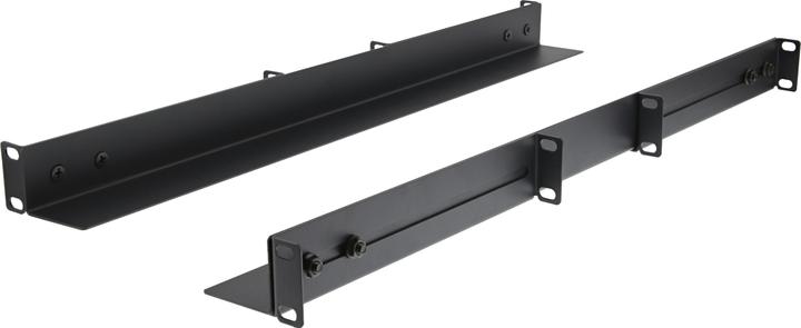Actual product image Deltaco Adjustable L-profile for racks, 609 mm, 80-100 deep