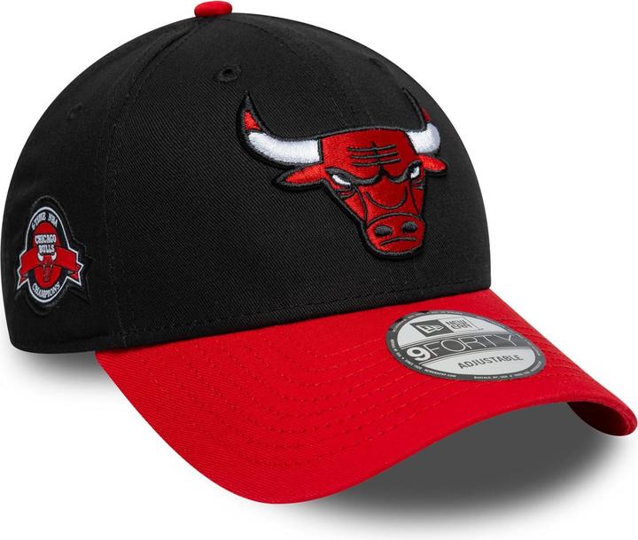 New Era 9Forty Strapback Cap - Side Patch Chicago Bulls (One Size)