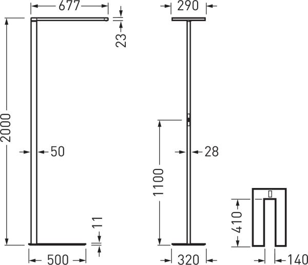 Produktbild Trilux TRIL LED-Stehleuchte (8300 lm)