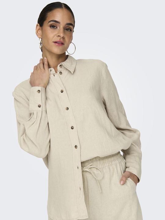 Actual product image JdY Loose fit Shirt collar Sleeve cuffs with button Voluminous sleeve cut Shirt Shirt (XL)