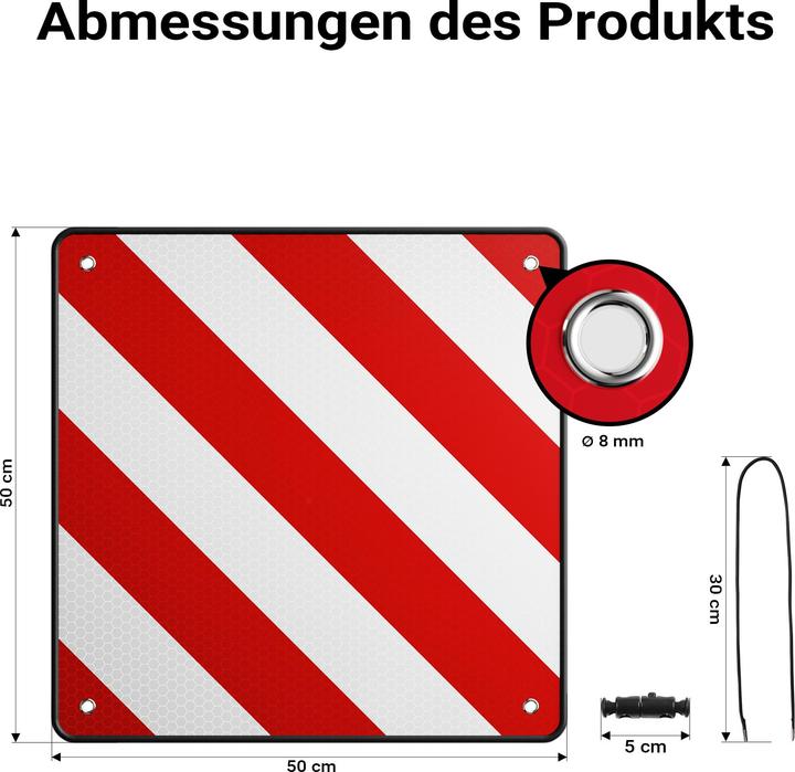 Actual product image Wiltec Warning sign