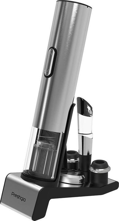 Prestigio Garda electric wine opener set (Electric corkscrew)