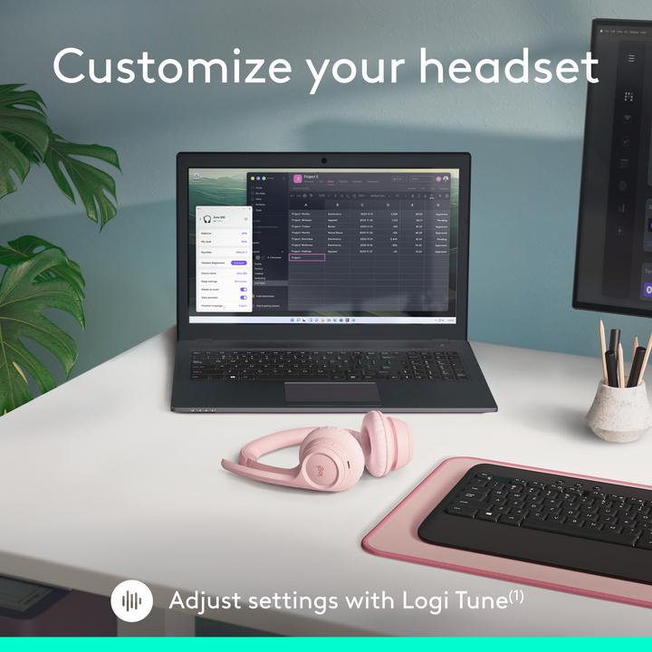 Produktbild Logitech Zone 300 (Kabellos, USB-C)