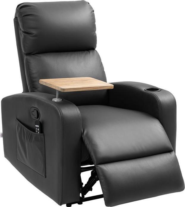 Image du produit Swisshandel24 Relaxsessel Massagesessel Fernsehsessel mit Massagefunktion, Drehbarer Tisch