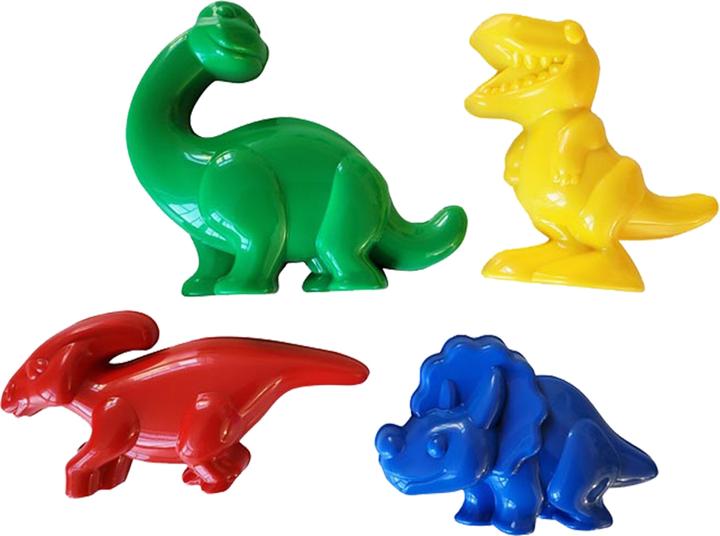 Gowi Sandformen Dinos, 4 Stk.