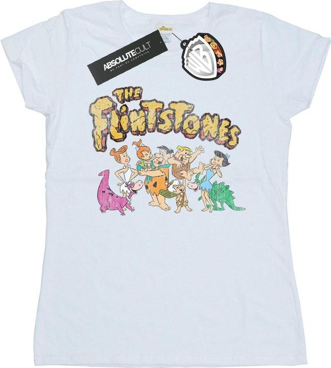 The Flintstones Group Distressed TShirt (S)