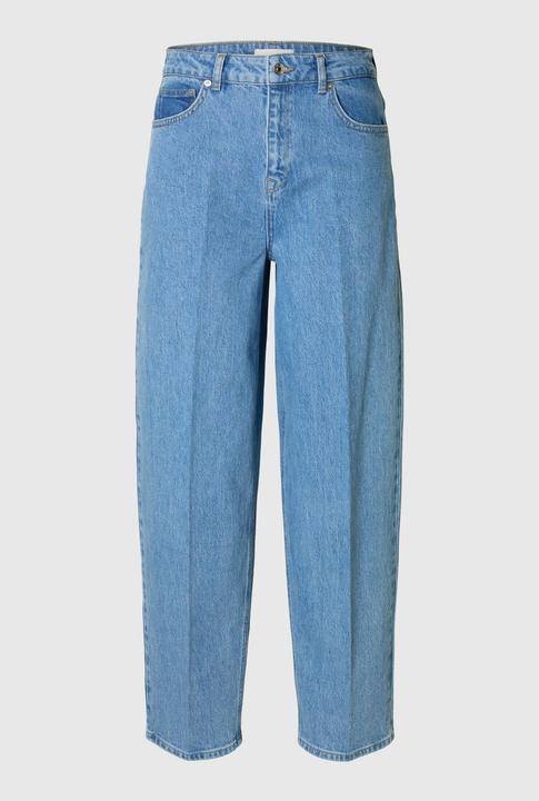 Image du produit Selected Femme High Waist Barrel Fit Jeans (W30/L32)