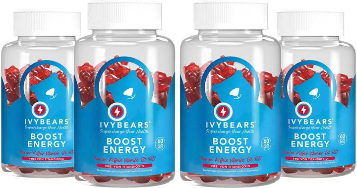 IVYBears Boost ENERGY 4 Pack (4 Stück, Gummies, 600 g)