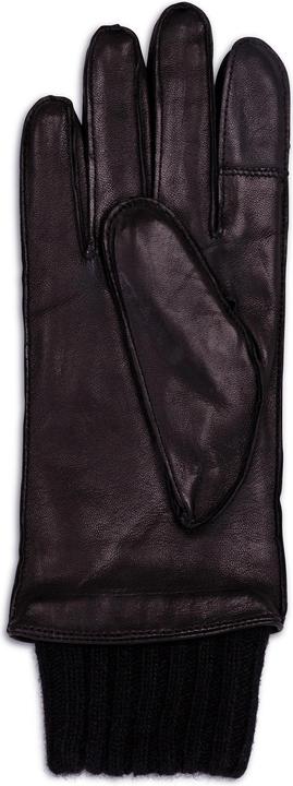 Actual product image Cash-Mere Lederhandschuhe mit Pulswärmer und Touchscreen tauglich (M)