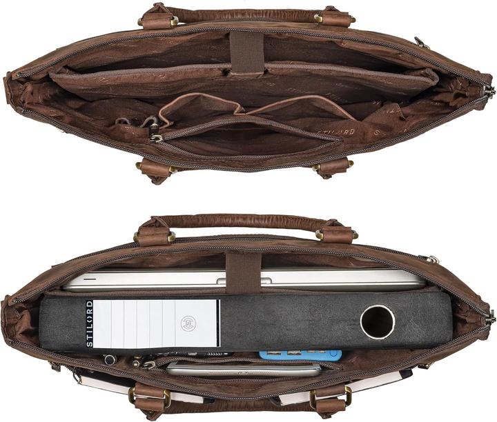 Produktbild Stilord Bailey Laptoptasche mit Trolley-Aufsteckfunktion (16")
