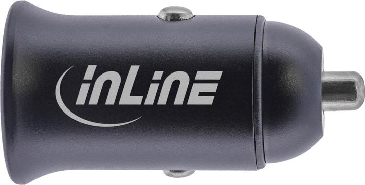 Actual product image InLine USB car power adapter Power Delivery, 2x USB Type-C, black