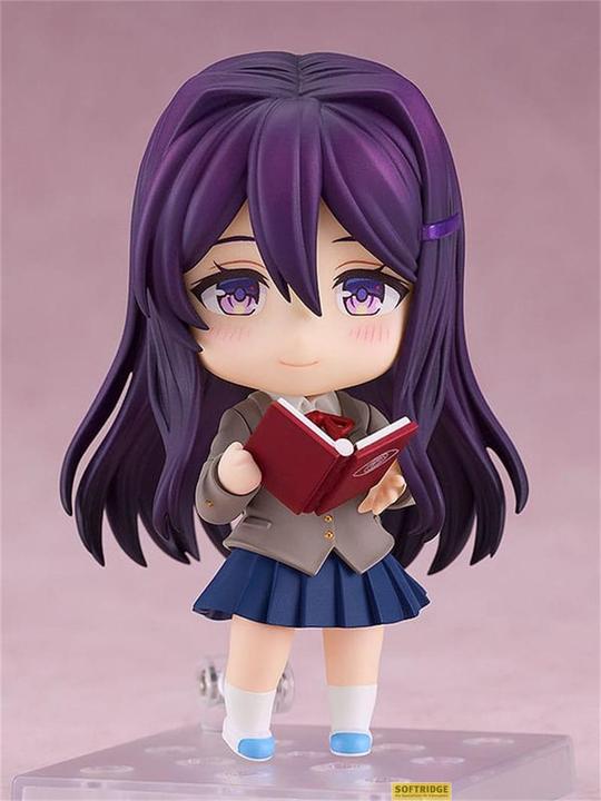 Actual product image Good Smile Company Doki Doki Literature Club! Nendoroid Action Figure Yuri 10 cm