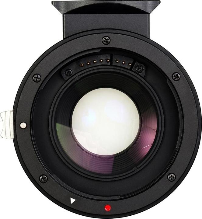 Actual product image Kipon EF Adapter Canon EF-MFT x0.7 with tripod support