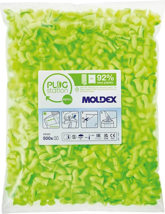 Moldex Earplugs Contours® 746001 EN 352-2 SNR 35 dB 500 PA/refill pack (1000 x)