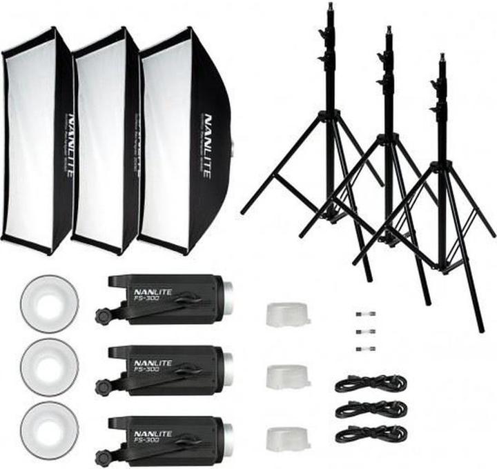 Actual product image Nanlite FS300 Tripple Kit