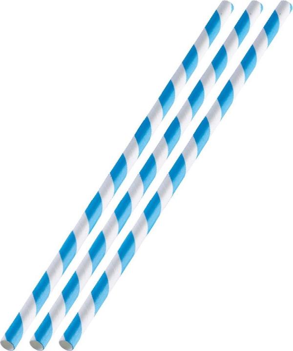 Actual product image Westmark 50 paper drinking straws, blue-white, 19,7 cm, 50 sb (50 x)
