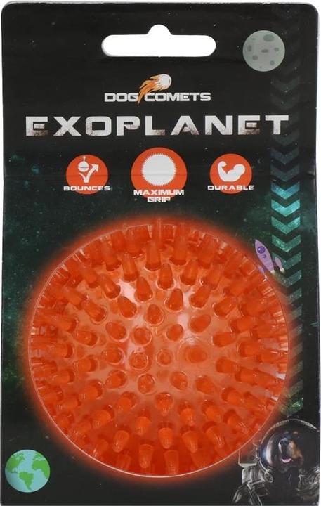 Produktbild Dog Comets Exoplanet Orange M (Ballspielzeug Hund)
