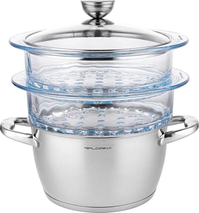 Florin Pressure cooker (21 cm, Steam cooker, Stainless steel)