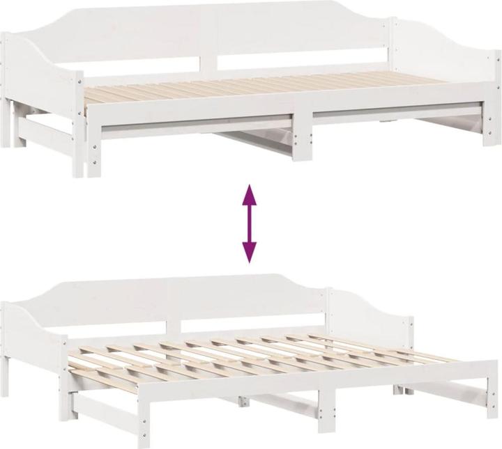 Immagine prodotto VidaXL Letto da giorno allungabile (80 x 200 cm)