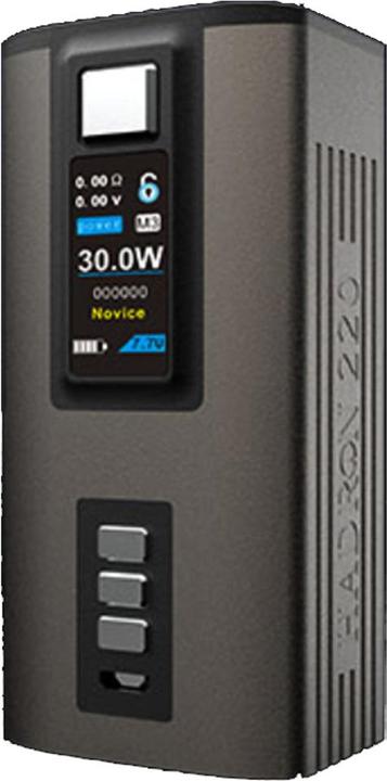 Actual product image Steam Crave Hadron 220 Mod Gunmetal