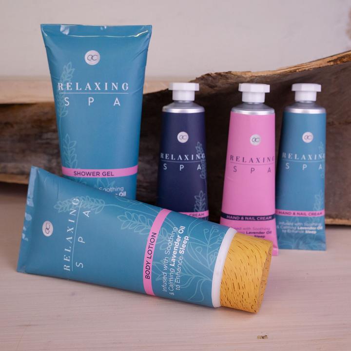Actual product image Accentra Hand & Nail Cream RELAXING SPA in tube, 60ml, 3 motifs assorted, enriched with lavender oil (60 ml)