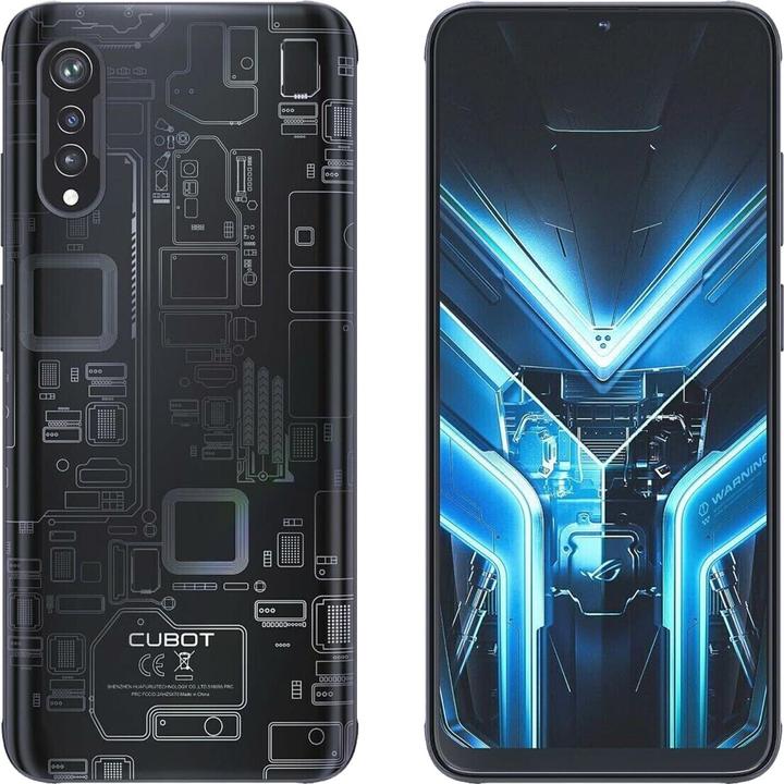 Actual product image Cubot X70 DS 24GB/256GB Tech Black EU (256 GB, Teck Black, 6.58", Dual SIM, 4G)